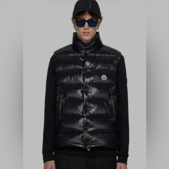 Moncler Other - Worn Once Like New Moncler Black Puffy Down Quilted Vest Men’s 6